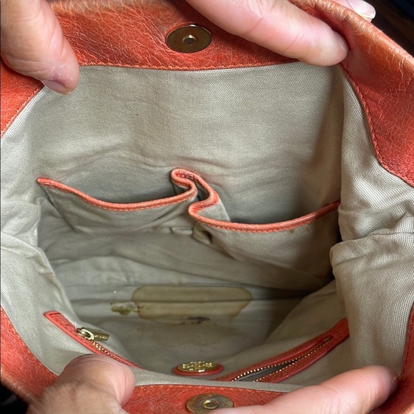 Tory Burch 3 way Orange Leather Crossbody Bag - Picture 13 of 13